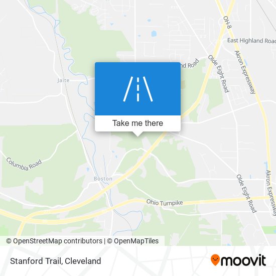 Mapa de Stanford Trail