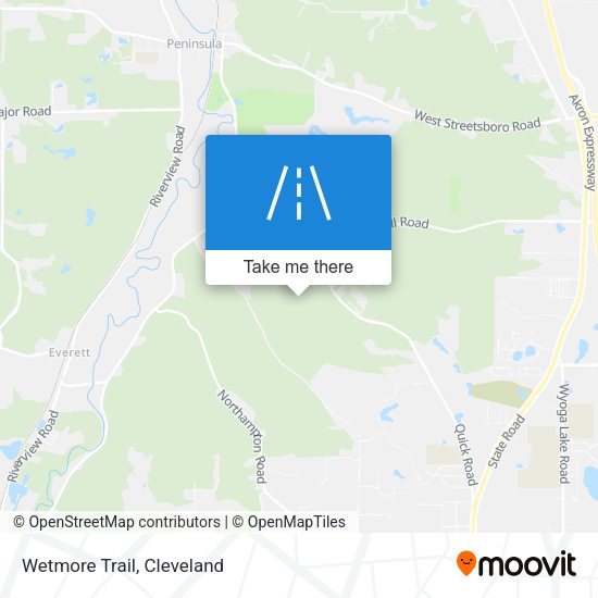 Mapa de Wetmore Trail