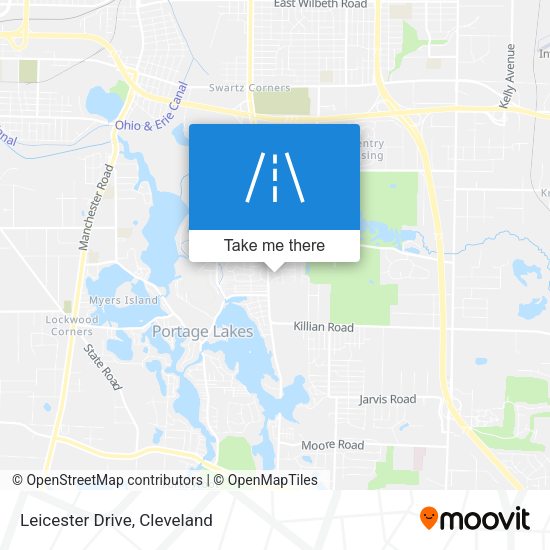 Leicester Drive map