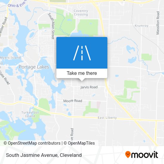South Jasmine Avenue map