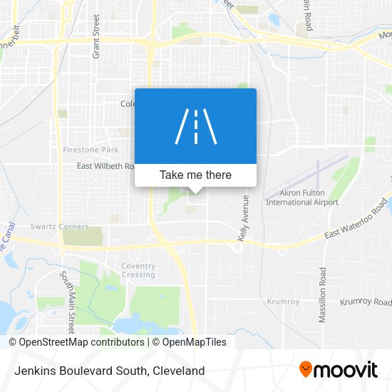 Jenkins Boulevard South map
