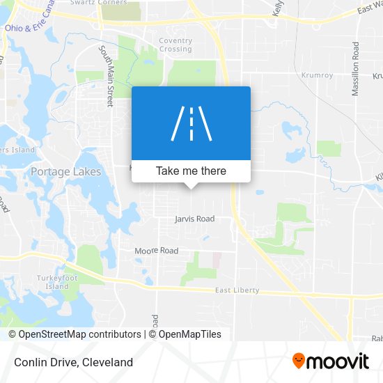 Mapa de Conlin Drive