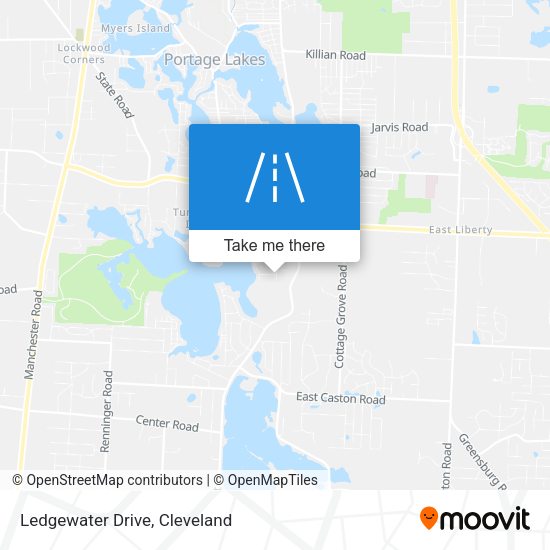 Mapa de Ledgewater Drive