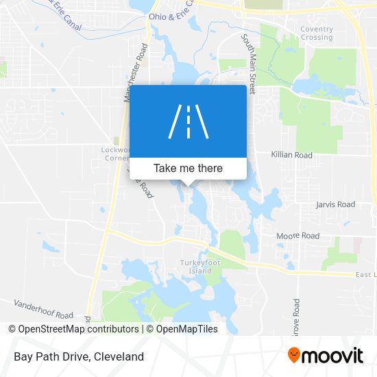 Mapa de Bay Path Drive