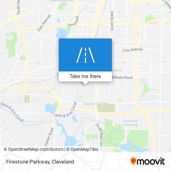 Mapa de Firestone Parkway