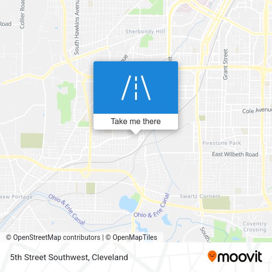 5th Street Southwest map