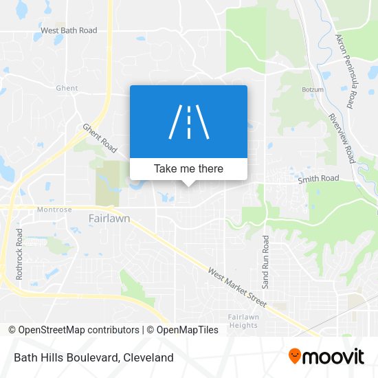 Bath Hills Boulevard map
