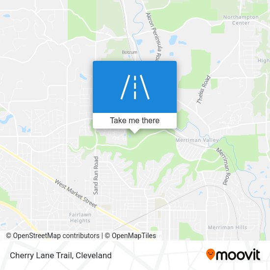 Cherry Lane Trail map