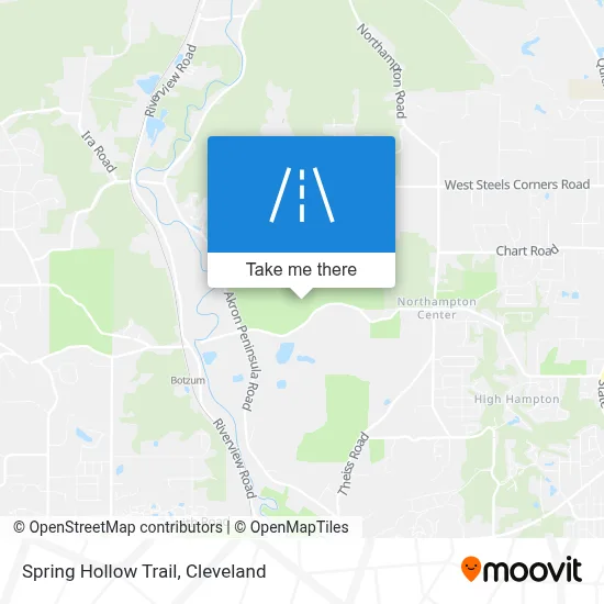 Spring Hollow Trail map