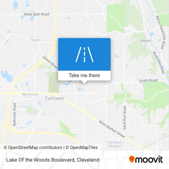 Mapa de Lake Of the Woods Boulevard