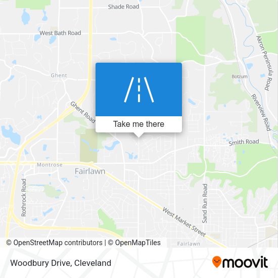 Mapa de Woodbury Drive