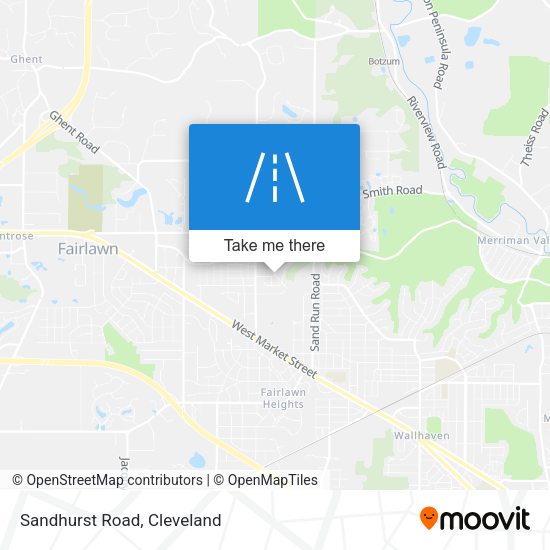 Mapa de Sandhurst Road