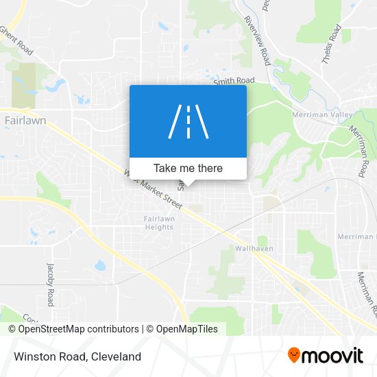 Mapa de Winston Road