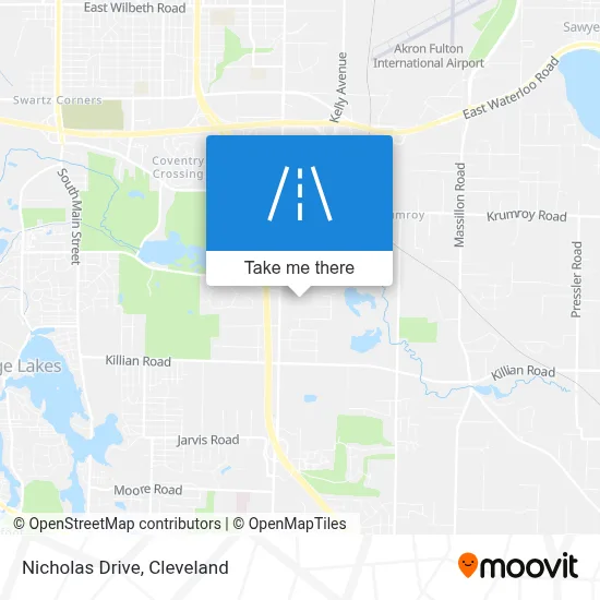 Nicholas Drive map