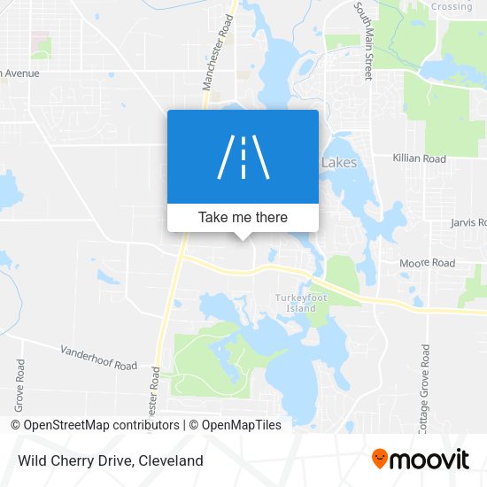 Wild Cherry Drive map