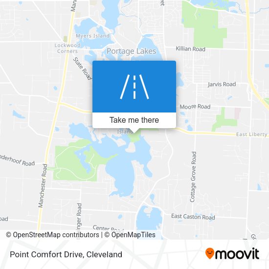 Mapa de Point Comfort Drive
