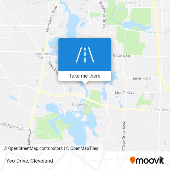 Mapa de Yeo Drive