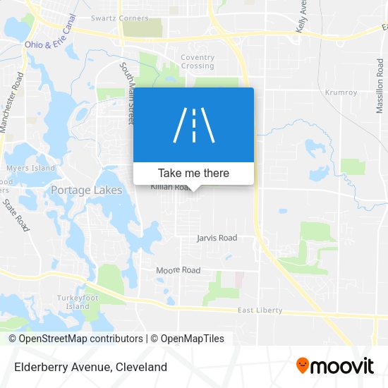 Mapa de Elderberry Avenue