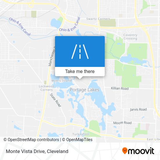Monte Vista Drive map
