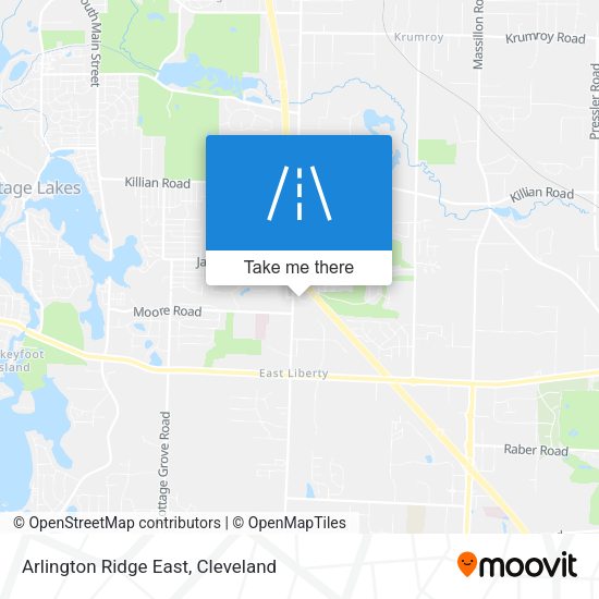 Arlington Ridge East map