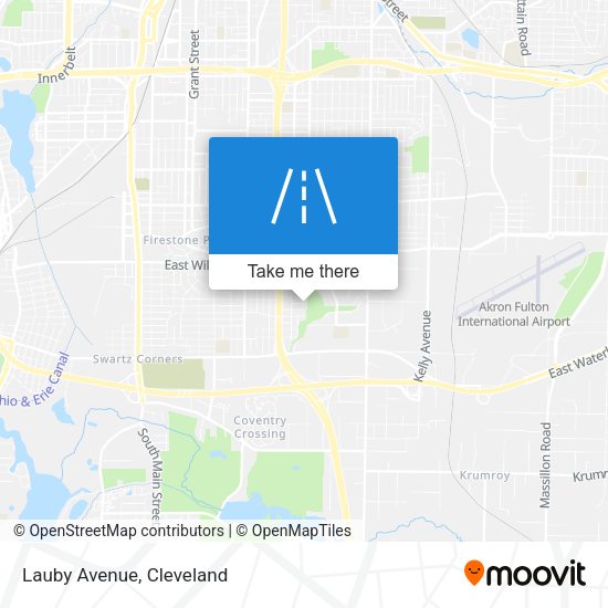 Mapa de Lauby Avenue