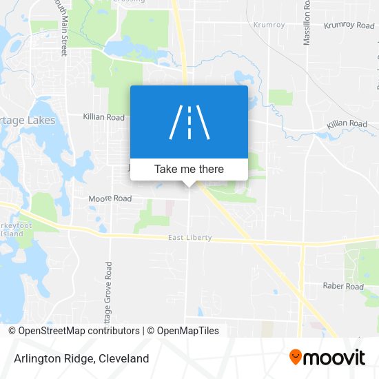 Arlington Ridge map