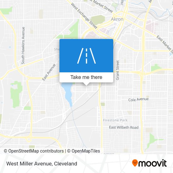 Mapa de West Miller Avenue