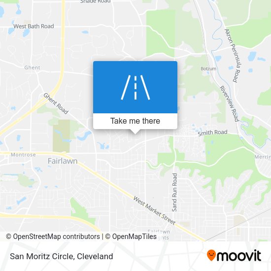 Mapa de San Moritz Circle