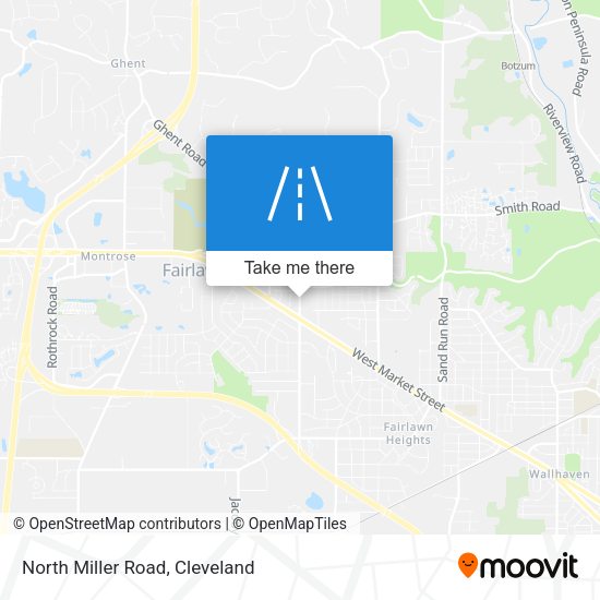 North Miller Road map