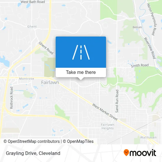 Grayling Drive map