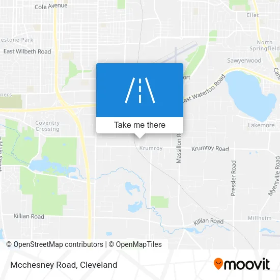 Mcchesney Road map