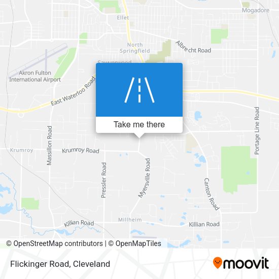 Mapa de Flickinger Road