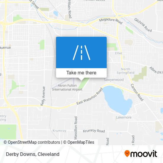 Derby Downs map