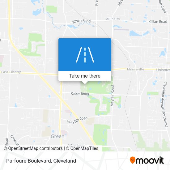 Parfoure Boulevard map