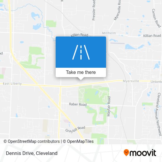 Mapa de Dennis Drive