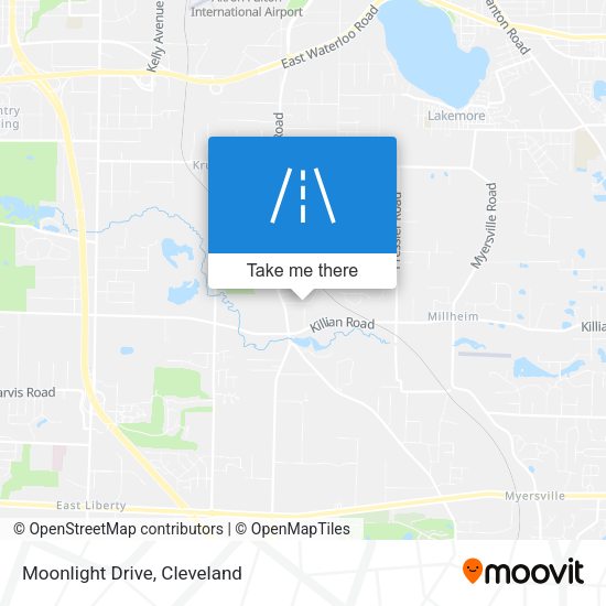 Moonlight Drive map