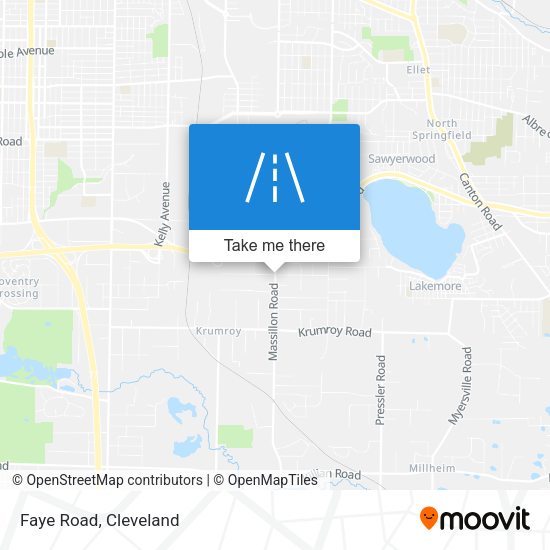 Mapa de Faye Road