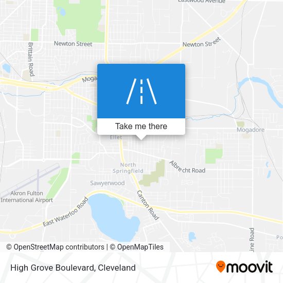 High Grove Boulevard map