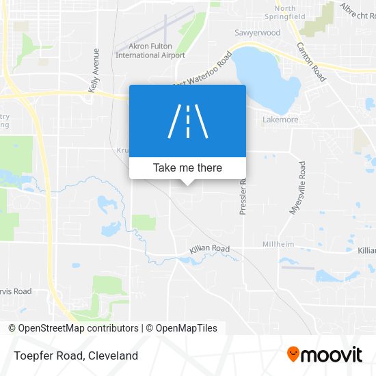Mapa de Toepfer Road