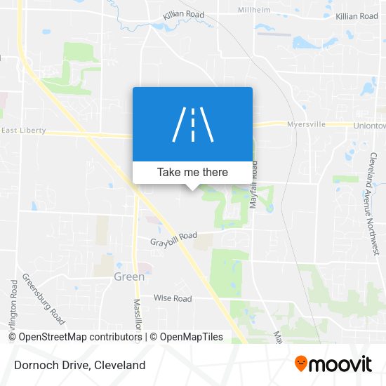Mapa de Dornoch Drive