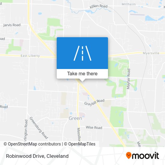 Mapa de Robinwood Drive