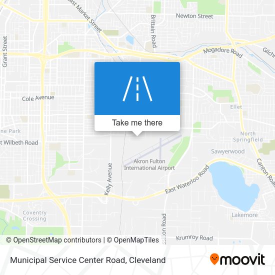 Municipal Service Center Road map