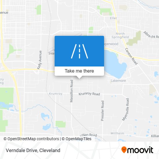 Verndale Drive map