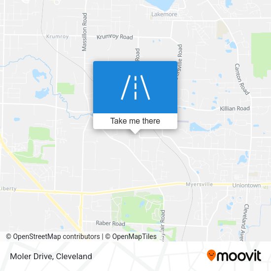 Moler Drive map