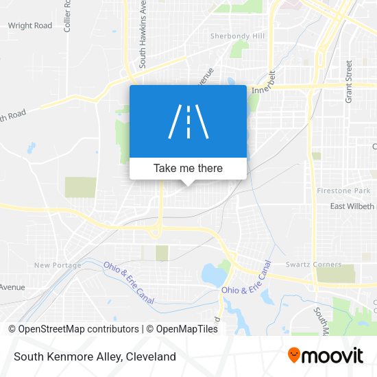 South Kenmore Alley map