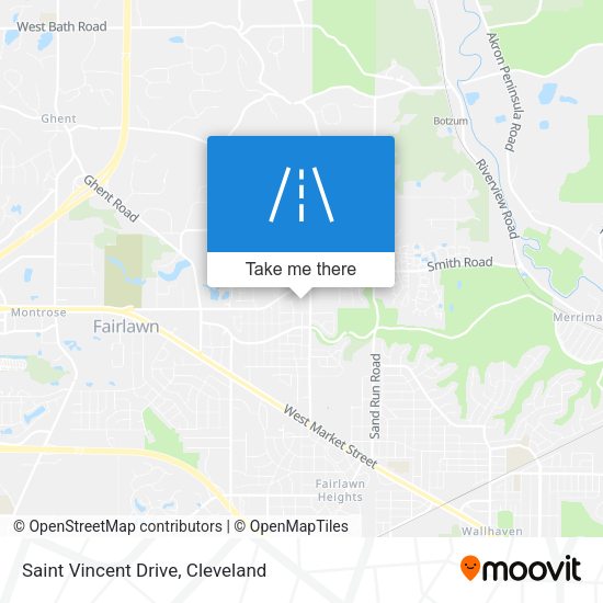 Mapa de Saint Vincent Drive