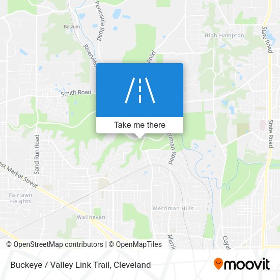 Buckeye / Valley Link Trail map