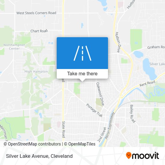 Mapa de Silver Lake Avenue