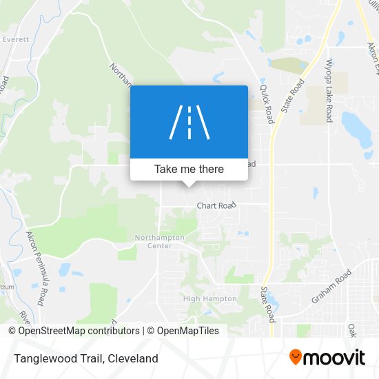 Tanglewood Trail map