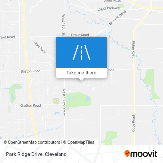 Mapa de Park Ridge Drive